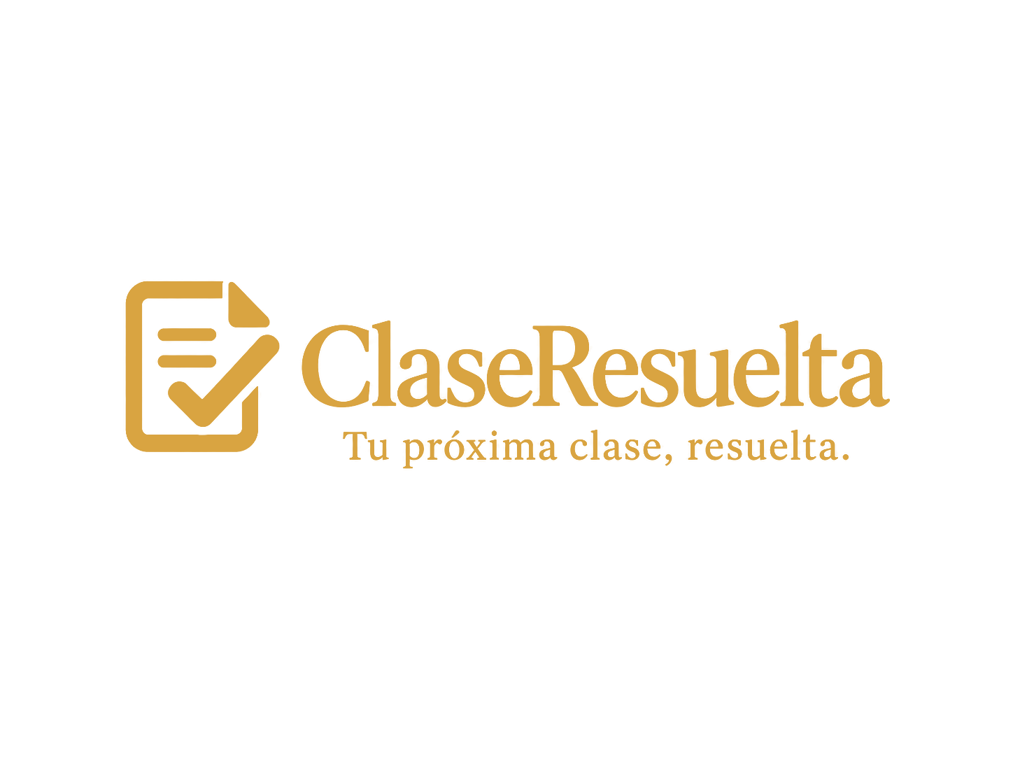 ClaseResuelta — Tu próxima clase, resuelta.